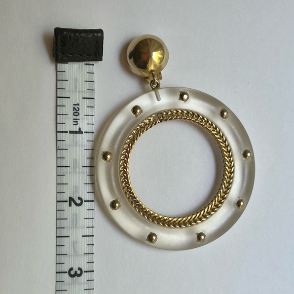 Sharra Pagano Hoop Earrings - RARE - Picture 6 of 8